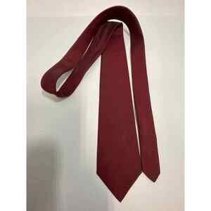 Ferrell Reed For Nordstrom Silk Tie Red Geometric Silver Tipping